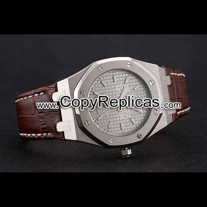 Audemars Piguet Royal Oak Fondation Gray Dial Stainless Steel Brown AP5573 - Photo-3