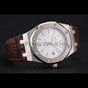 Swiss Audemars Piguet Royal Oak White Dial Stainless Case Brown AP5566 - thumb-3