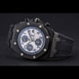 Swiss Audemars Piguet Royal Oak Offshore White And Blue Dial Black AP5570 - thumb-3