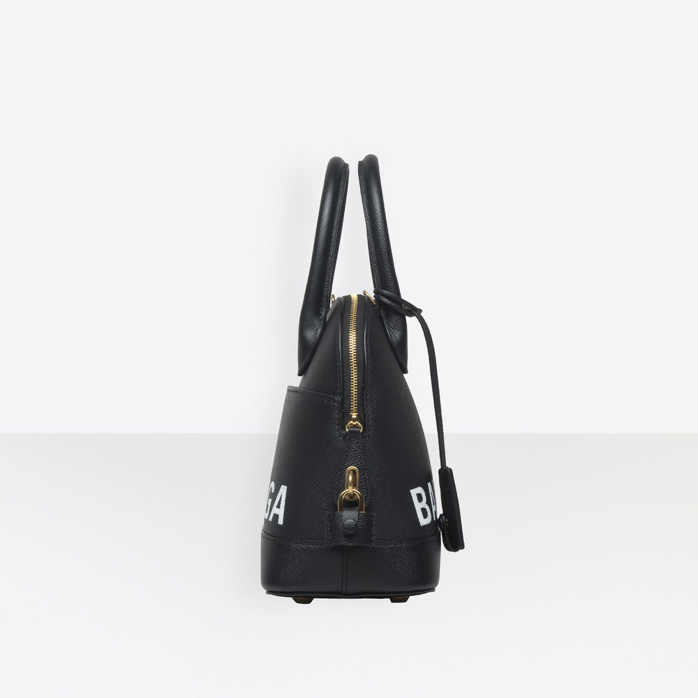 Balenciaga Ville Top Handle S Black 550645 0OTDM 1000 - Photo-3