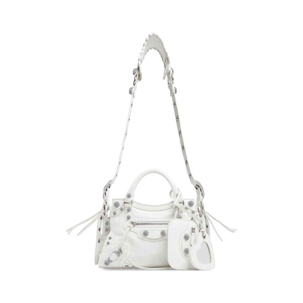 Balenciaga Neo Cagole Xs Bag With Rhinestones 700940 210BK 9104