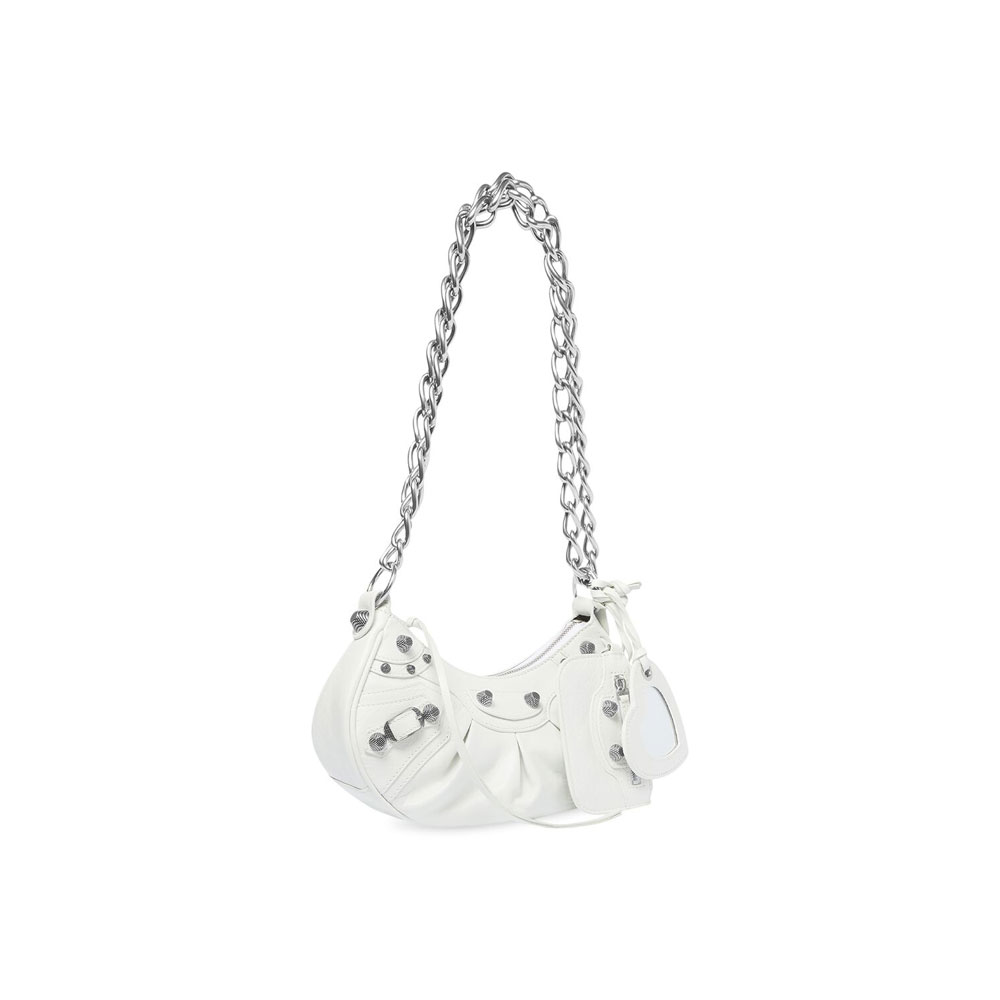 Balenciaga Le Cagole Xs Shoulder With Chain 712813 1VG9Y 9104 - Photo-2