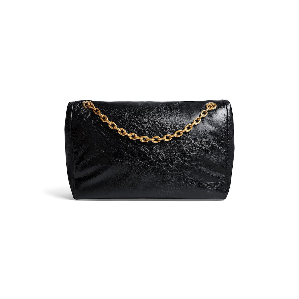 Balenciaga Monaco Medium Chain Bag in Black 765945 2AAR8 1000 - Photo-2