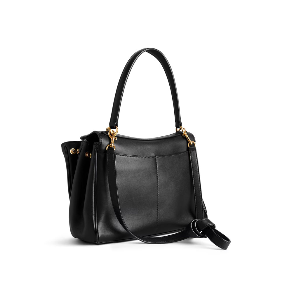 Balenciaga Rodeo Small Bag in black smooth calfskin 789779 2AA4V 1000 - Photo-3