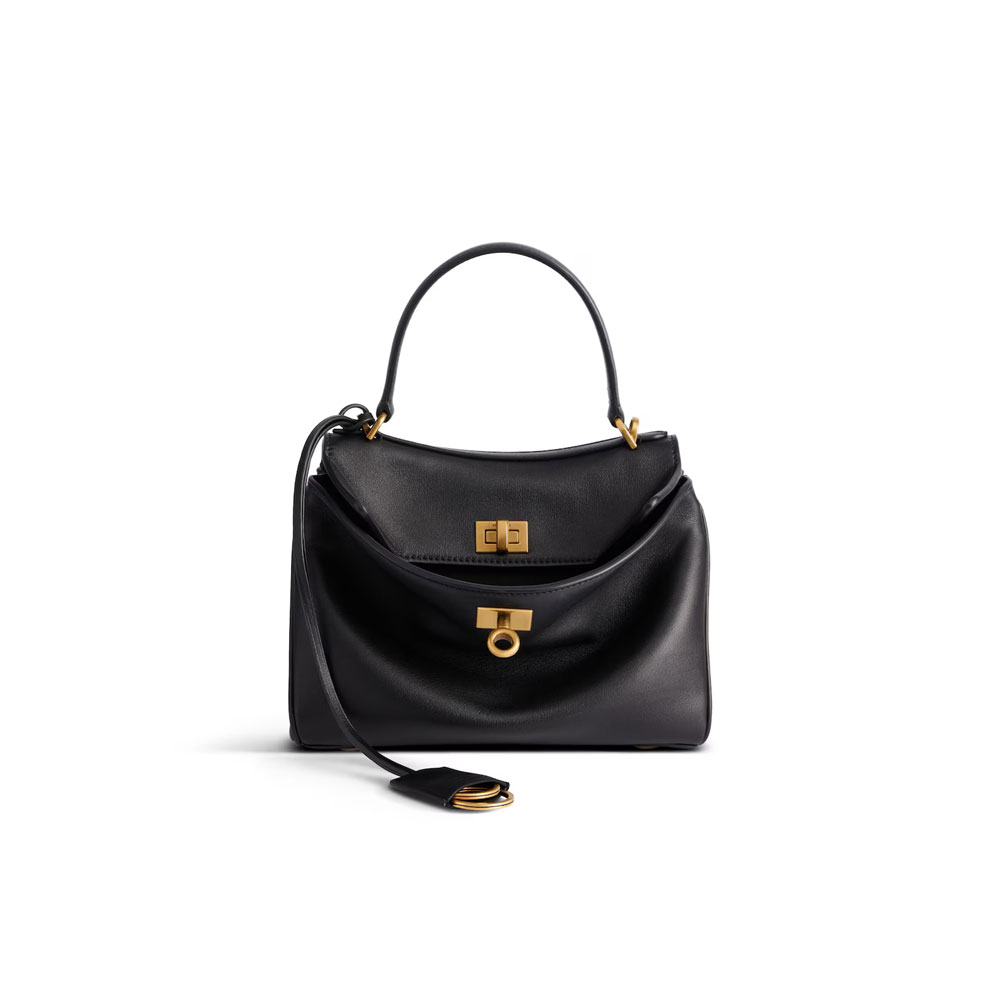 Balenciaga Rodeo Mini Bag in black smooth calfskin 795456 2AA4V 1000
