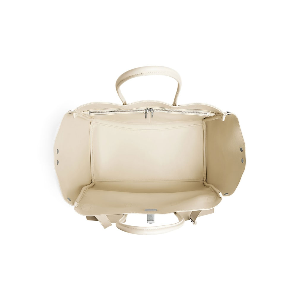 Balenciaga Bel Air Medium Carry All Bag in Soya 805481 2ABAW 9723 - Photo-3