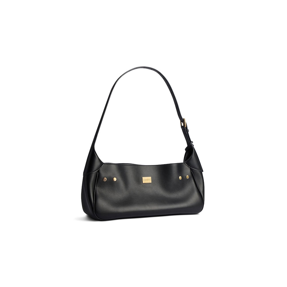 Balenciaga Bel Air Small Shoulder Bag in Black 810680 2ABAV 1000 - Photo-2
