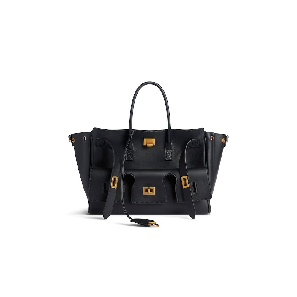 Balenciaga Bel Air Small Carry All Bag in Black 812545 2ABAV 1000
