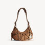 Balenciaga Le Cagole Shoulder Bag Small in Camel 671307 2AB2A 2533 - thumb-2