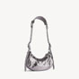 Balenciaga Le Cagole Shoulder Bag Xs in Silver 671309 0GT3Y 8103 - thumb-3