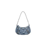 Balenciaga Le Cagole Mini Bag Bb Monogram Denim 695814 210E3 4716