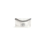 Balenciaga Bb Soft Small Flap Bag in Optic White 748598 2AAIY 9001