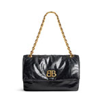 Balenciaga Monaco Medium Chain Bag in Black 765945 2AAR8 1000