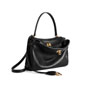 Balenciaga Rodeo Small Bag in black smooth calfskin 789779 2AA4V 1000 - thumb-2