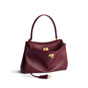 Balenciaga Rodeo Small Bag in burgundy smooth calfskin 789779 2AA4V 6034 - thumb-2