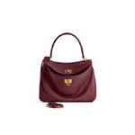 Balenciaga Rodeo Mini Bag in burgundy smooth calfskin 795456 2AA4V 1000
