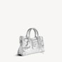 Balenciaga Le City Bag Medium in Silver 797786 2AA9R 8122 - thumb-3