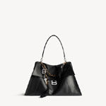 Balenciaga Hourglass Soft Handbag Large in Black 810732 2ABLW 1000