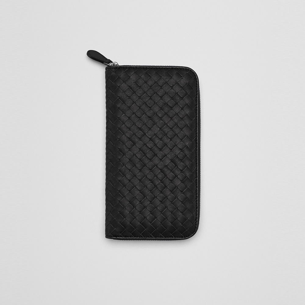 Bottega Veneta document case in nero intrecciato lambskin 46403554QL