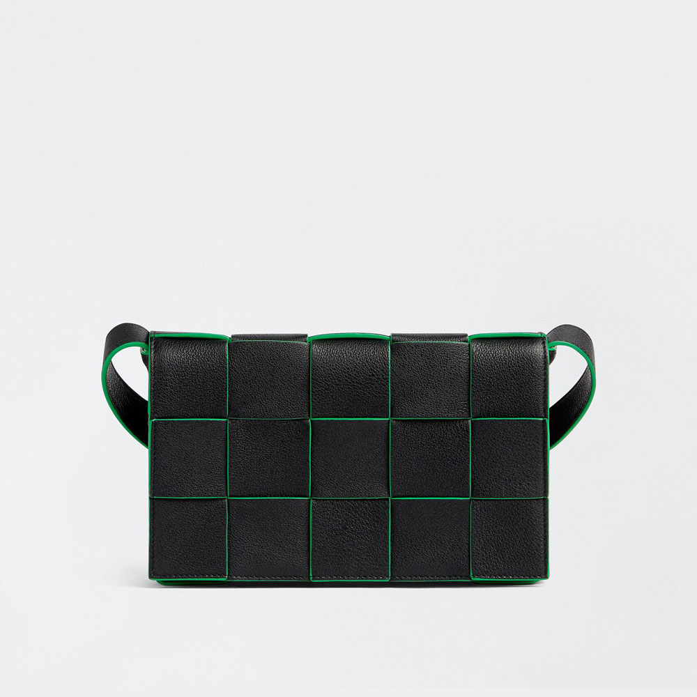 Bottega Veneta Cassette Black Parakeet 578004 V1Q7 11091