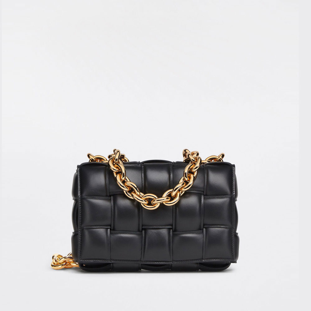 Bottega Veneta Chain Cassette in Black 631421 VBWZ 08425