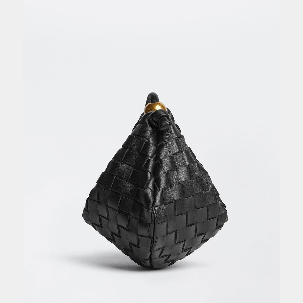 Bottega Veneta Small Turn Pouch Black 701023 V1W5 18425 - Photo-2