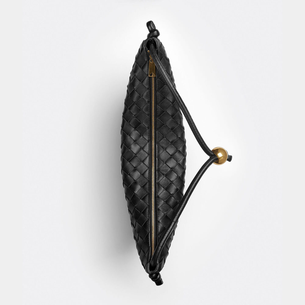 Bottega Veneta Medium Turn Pouch Black 701024 V1W5 18425 - Photo-3
