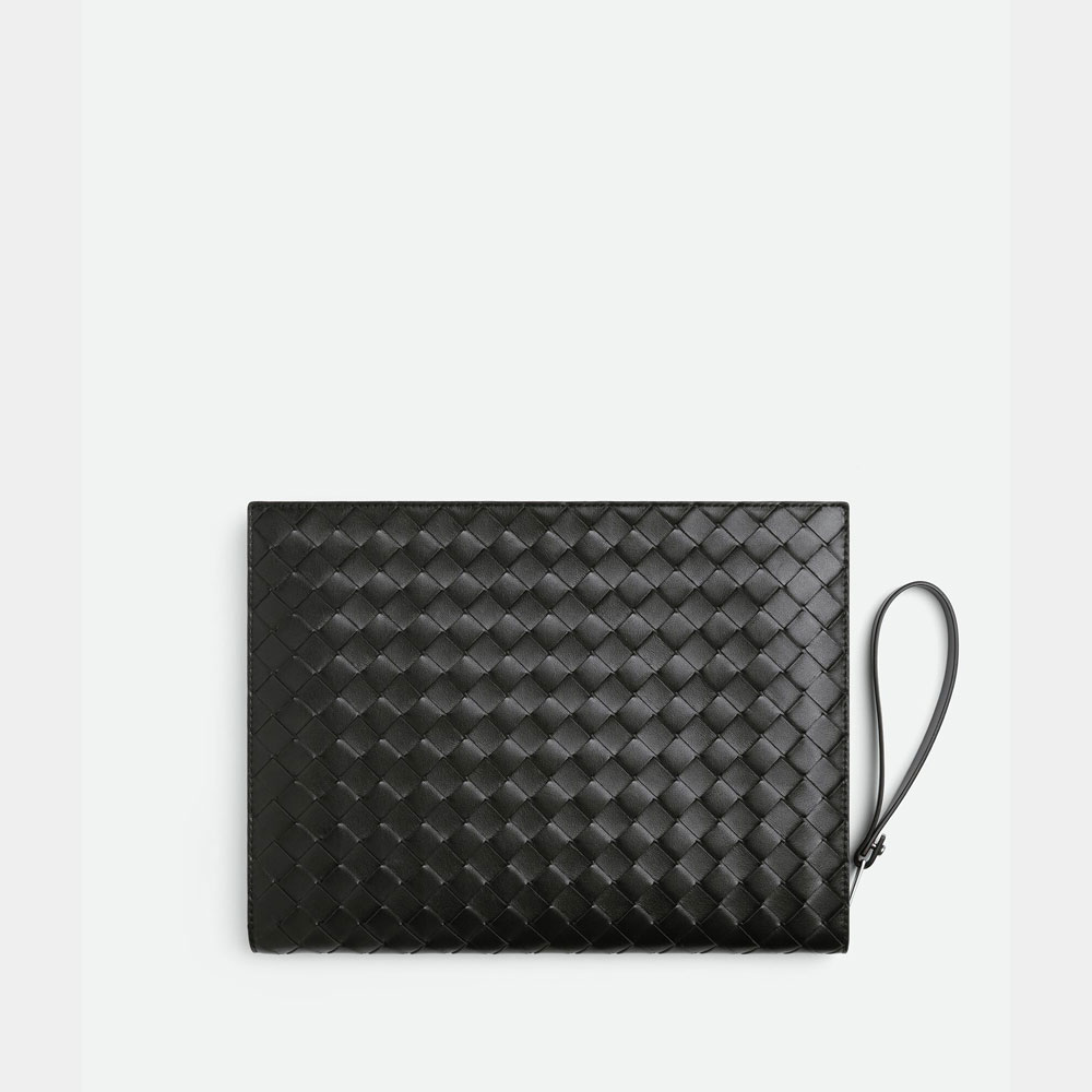 Bottega Veneta Medium Intrecciato Document Case Black 732638 V2E4 18803 - Photo-3