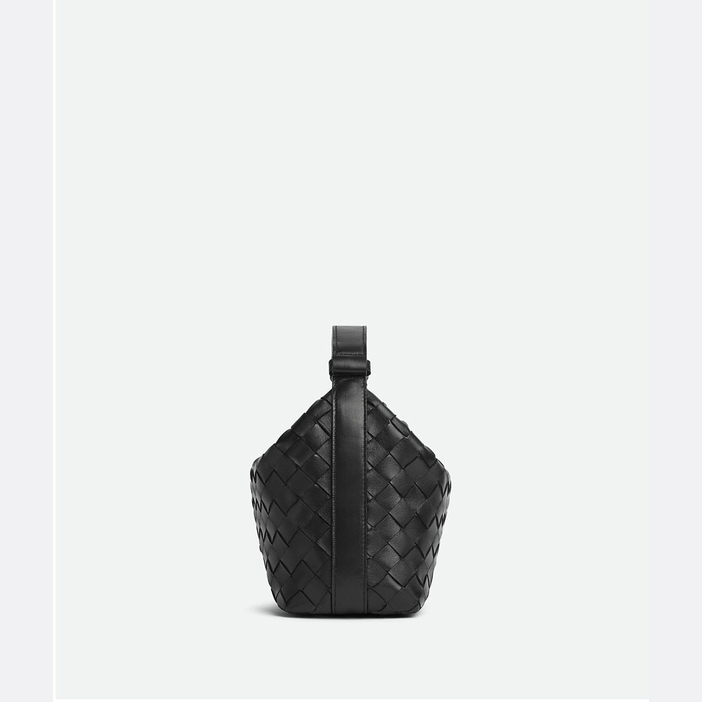Bottega Veneta Mini Wallace in Black 754443 V3IV 18425 - Photo-2