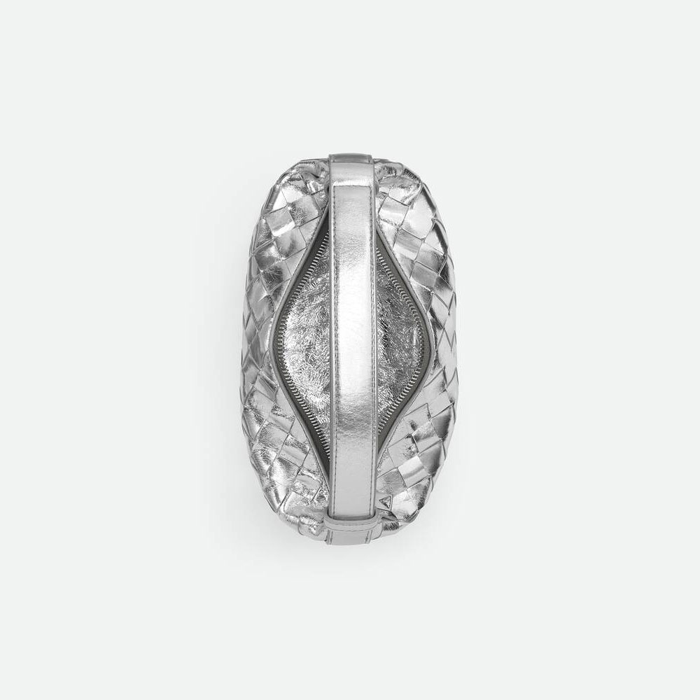 Bottega Veneta Wallace in Silver 754443 V4P11 8101 - Photo-2