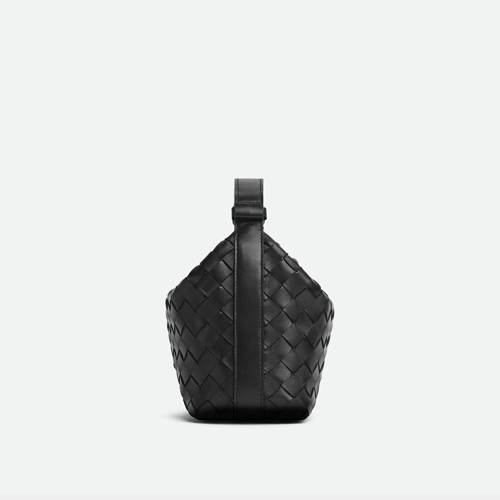 Bottega Veneta Mini Wallace in Black 754443 VCPP F8425 - Photo-2