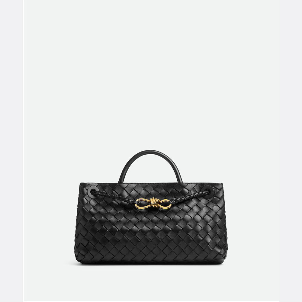 Bottega Veneta Small East West Andiamo in Black 766010 VCPP 11139