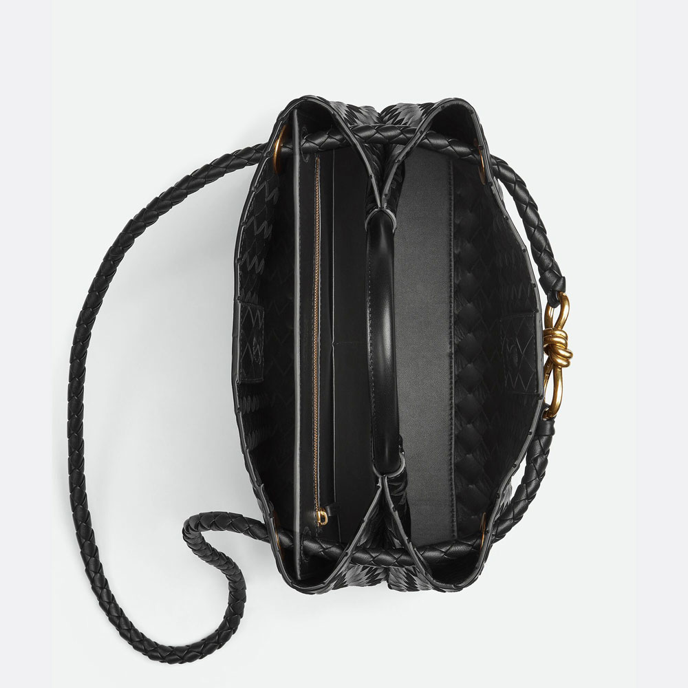 Bottega Veneta Medium Andiamo in Black 766016 VCPP 11139 - Photo-2