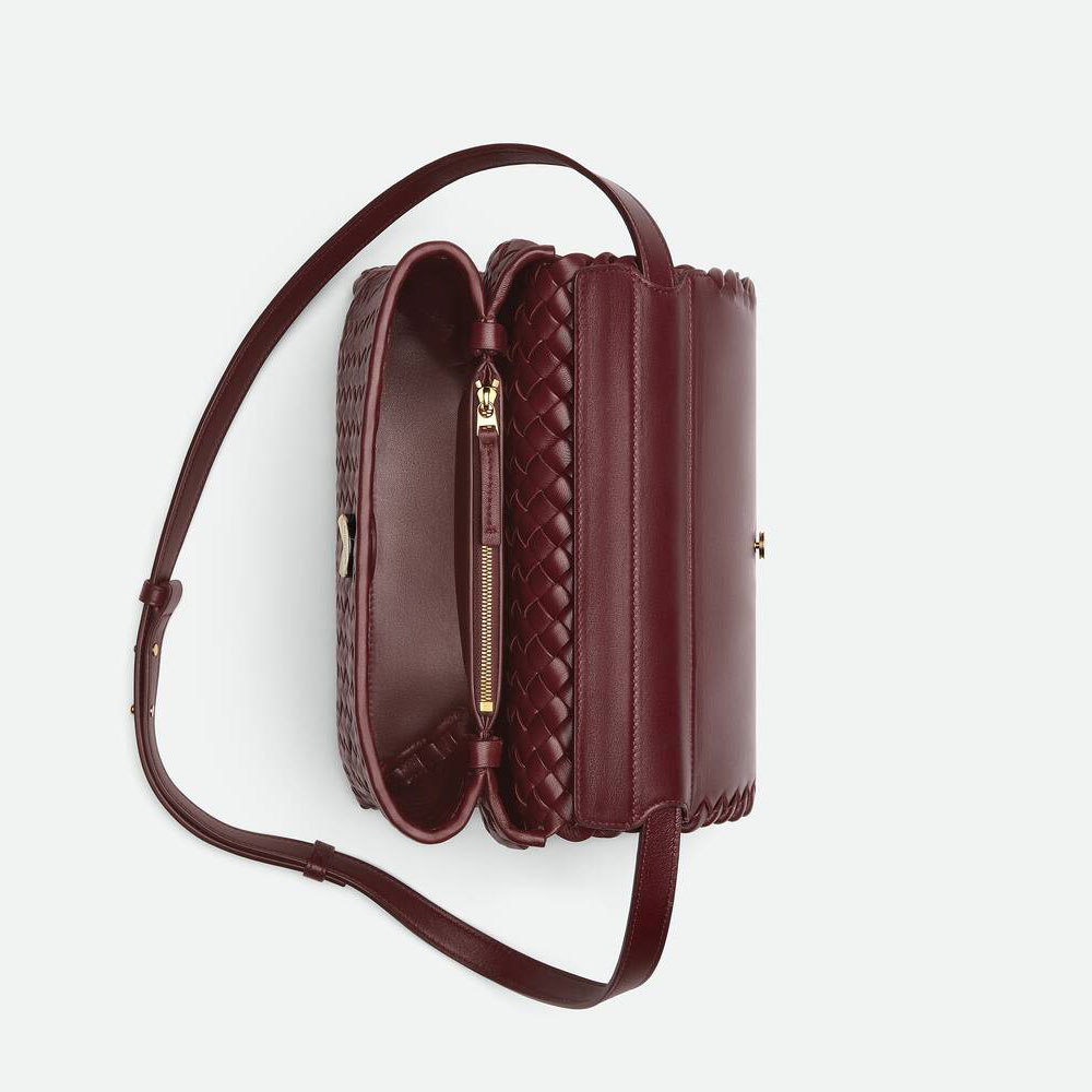Bottega Veneta Patti Shoulder Bag in Cherry 776783 V3RG1 6413 - Photo-2
