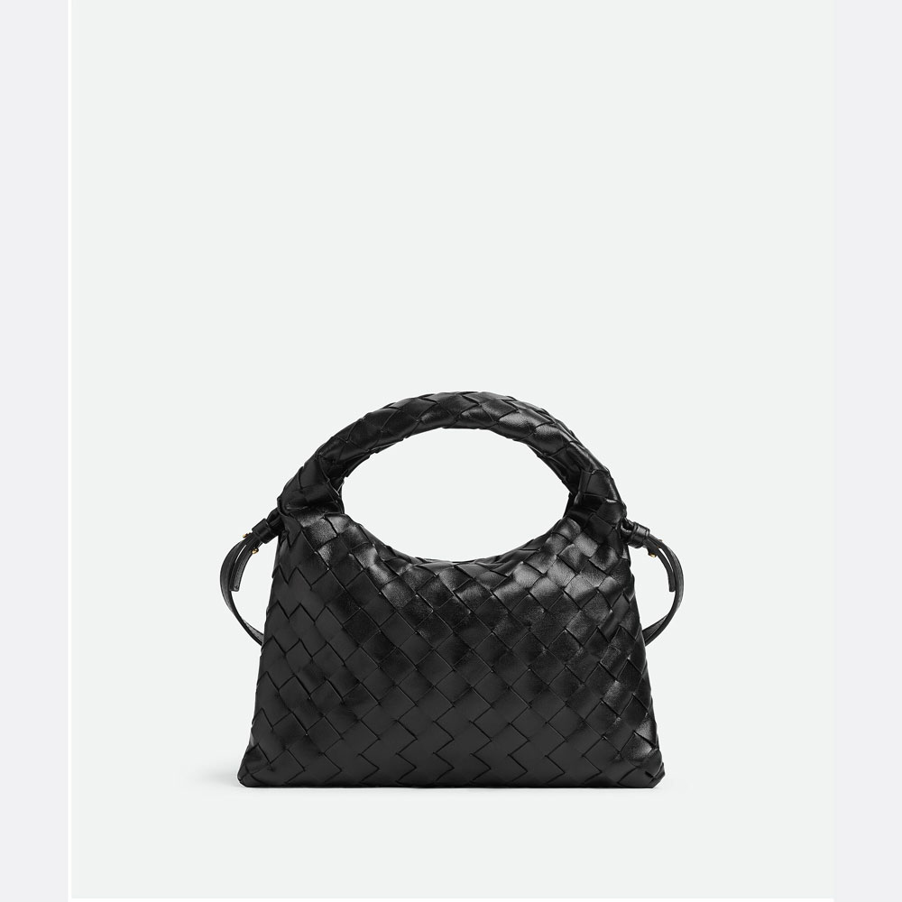 Bottega Veneta Mini Hop in Black 777586 V3IV 11139 - Photo-3