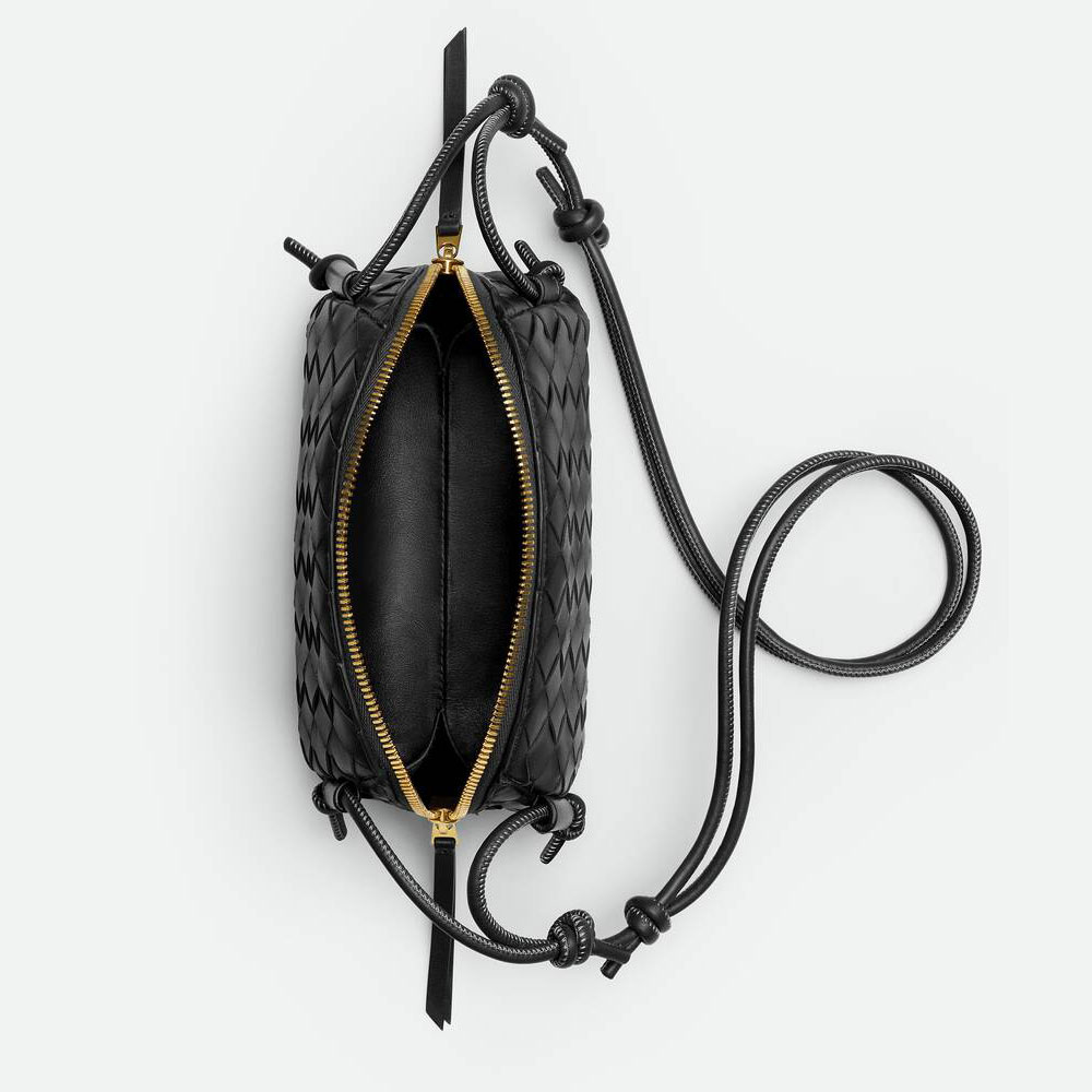 Bottega Veneta Concert Pouch in Black 794258 VCPP1 8425 - Photo-2