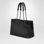 Bottega Veneta medium tote bag in nero intrecciato nappa 45306116AK - thumb-2