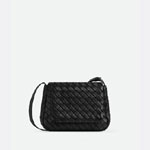 Bottega Veneta Small Cobble Messenger in Black 755659 V3BD 18803