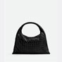 Bottega Veneta Small Hop in Black 763966 V3IV 11019 - thumb-3