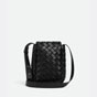 Bottega Veneta Mini Vertical Cobble in Black 776209 V3BD 18803 - thumb-3