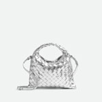 Bottega Veneta Mini Hop in Silver 804914 V4P11 8101