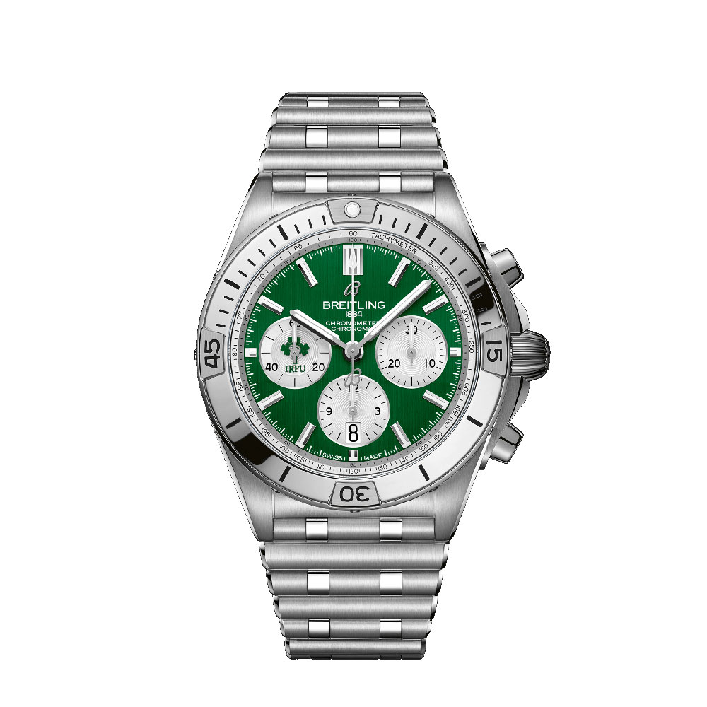 Breitling Chronomat B01 42 Six Nations Ireland Stainless steel AB0134A91L1A1