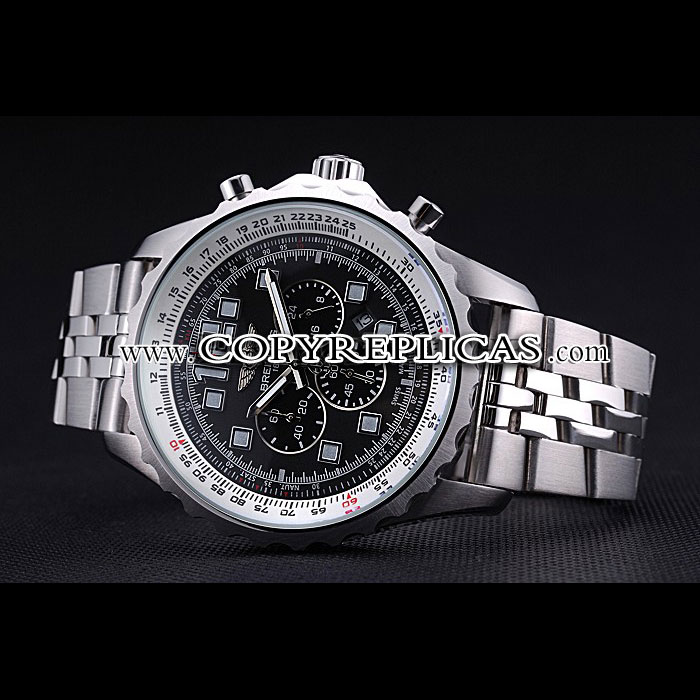 Breitling Professional Chronospace Black Dial Stainless Steel Bracelet BL5760 - Photo-3