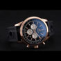 Breitling Transocean Black Dial Black Rubber Strap Rose Gold Bezel BL5755 - thumb-2