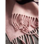 Burberry Reversible Metallic Check Cashmere Scarf in Ash Rose 40407451 - thumb-4