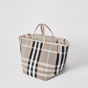 Burberry Medium Check Canvas Beach Tote 80398601 - thumb-2