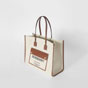 Burberry Medium Two tone Canvas and Leather Freya Tote 80441291 - thumb-2