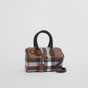 Burberry Check and Leather Mini Bowling Bag 80534961 - thumb-3