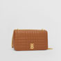 Burberry Quilted Leather Medium Lola Bag in Maple Brown 80595081 - thumb-3
