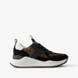 Burberry Logo Embossed Leather Suede Mesh Sneakers 80654351 - thumb-2